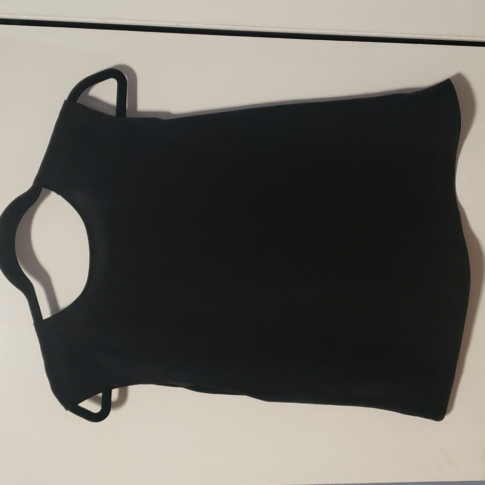 Black Express Top. XS. Open/knotted back.